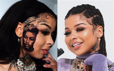 chrisean rock et blueface|Blueface debuts Chrisean Rock face tattoo